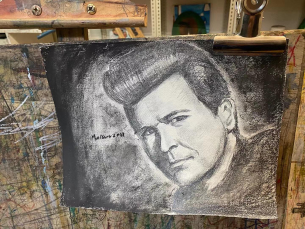 My friends artwork of that one singer