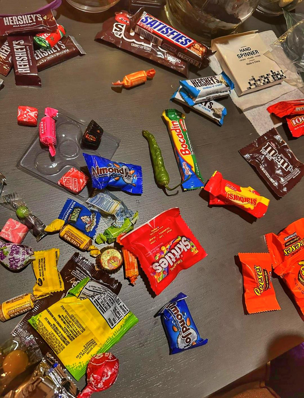 My friends daughter got a pepper in her Halloween candy 