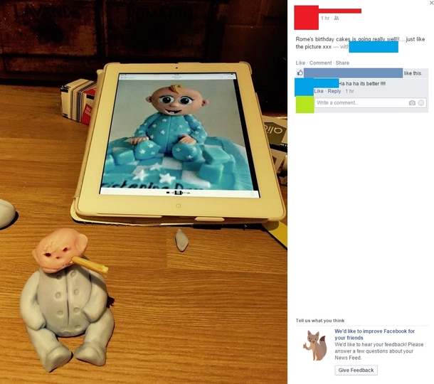 My friends excellent cake