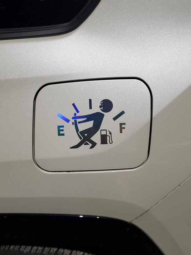 My friends Gas door