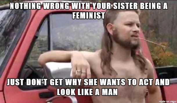 My friends grandpa doesnt get feminists