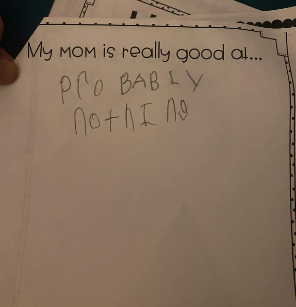 My friends kid made this at school