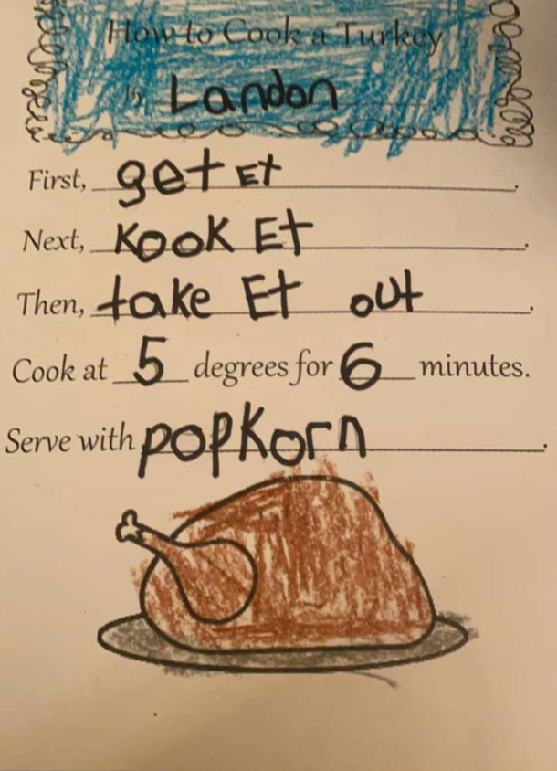 My friends kid will be the next Gordon Ramsey for sure