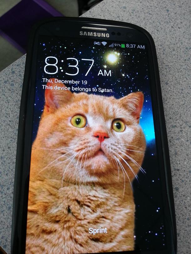 My friends lockscreen