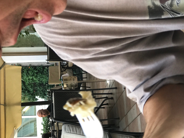 My friends mom was pretending to take a photo of her husband to sneak a photo of John Travolta this weekend