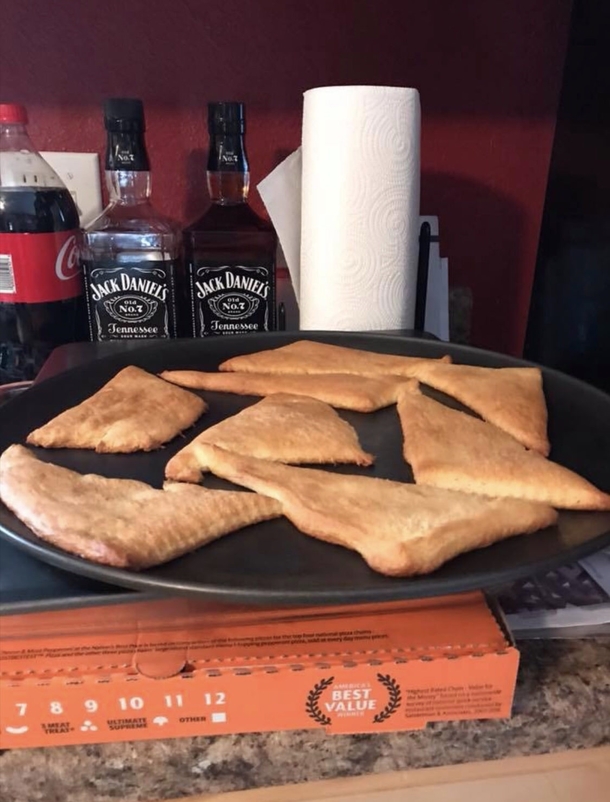My friends mother thought that the croissants would just roll themselves up while cooking