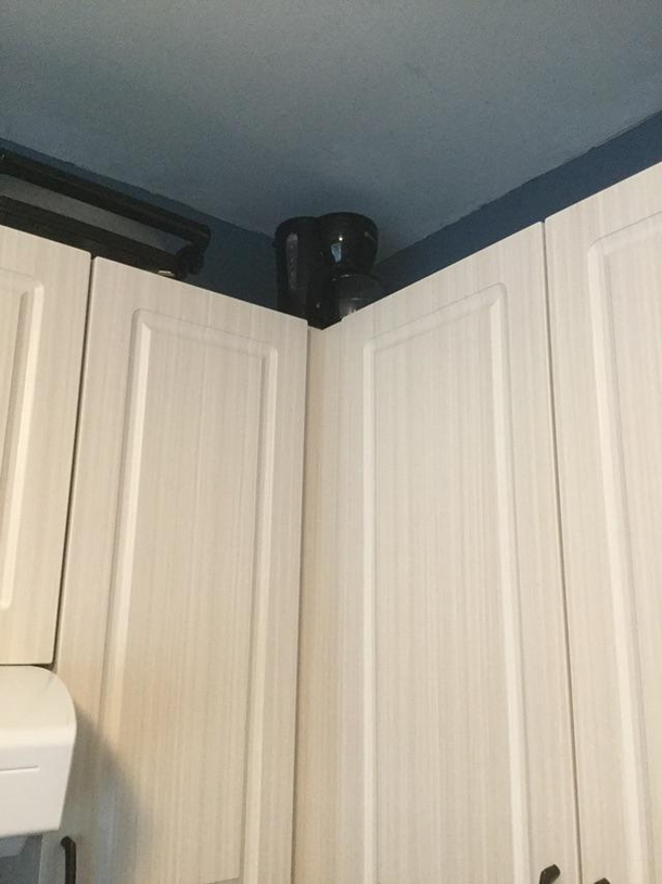 My ft tall son  thinks its funny to put things just out of my reach