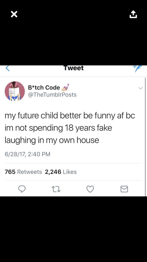 My future kids better recognize
