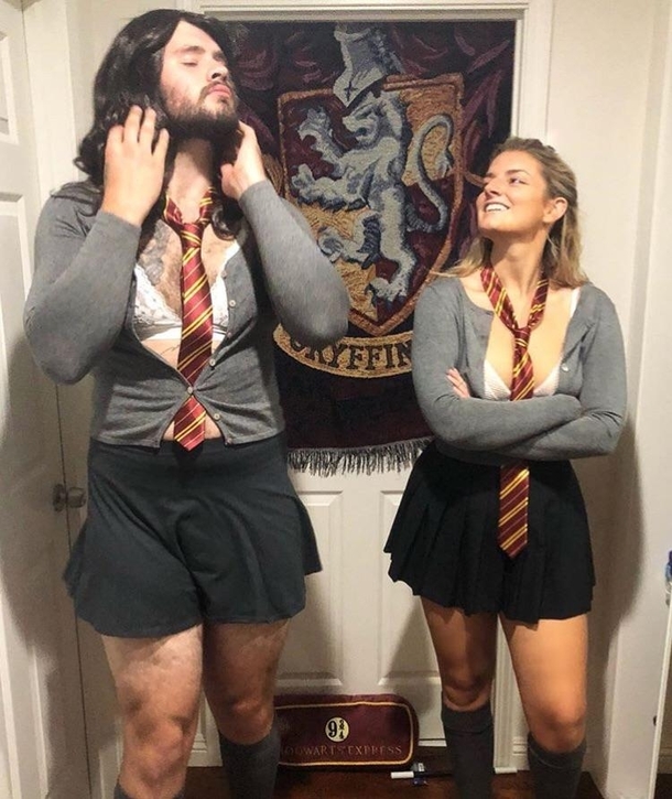 My GF and me as Hermione and Hismione