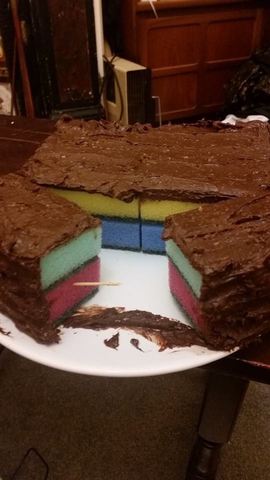My GF wanted a sponge cake - still not sure what the problem was