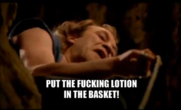 my GF was looking at the same bottle in the beauty department for  minutes this kept going through my head