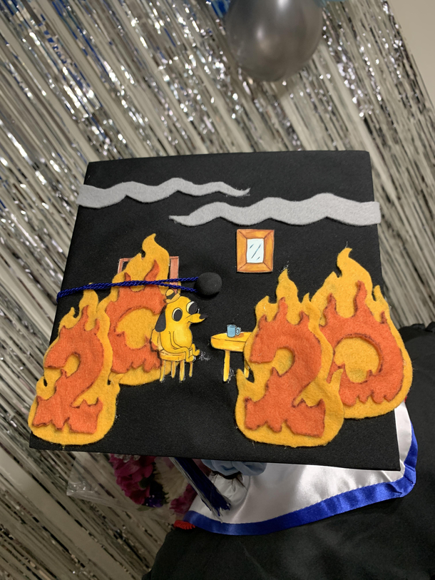 My gfs graduation cap