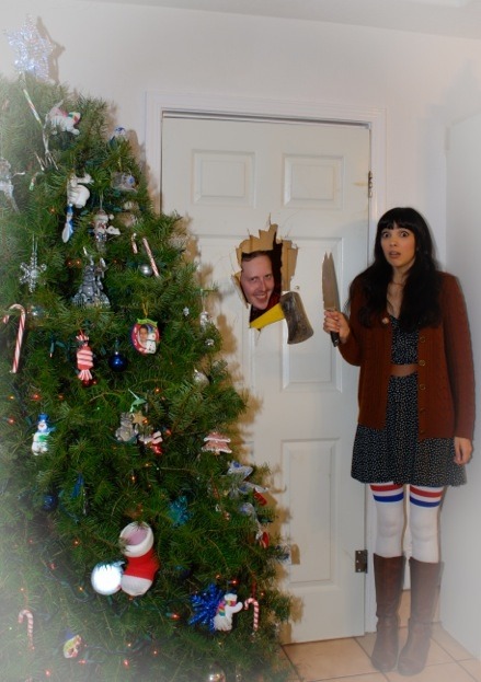My girlfriend and i also had an s themed christmas card