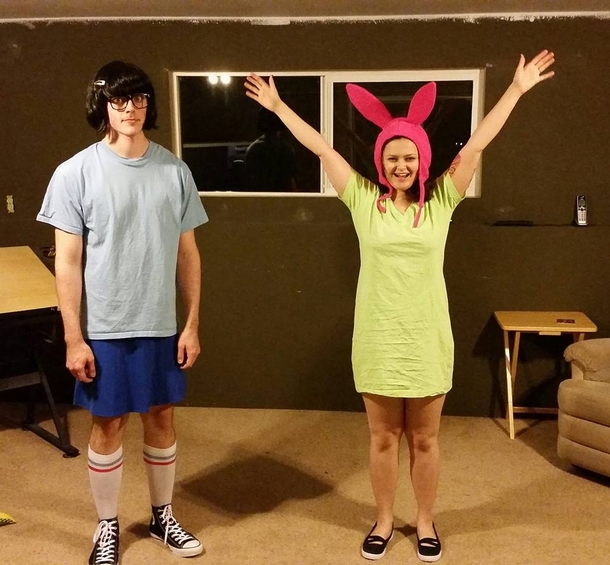 My girlfriend and I are ready for Halloween