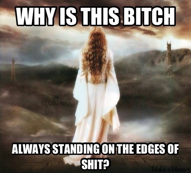My girlfriend and I just finished watching all  hours of LOTR extended versions She made and sent me this about Eowyn