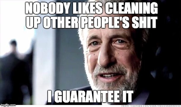 My girlfriend doesnt clean her bathroom because she thinks her roommate actually likes doing it