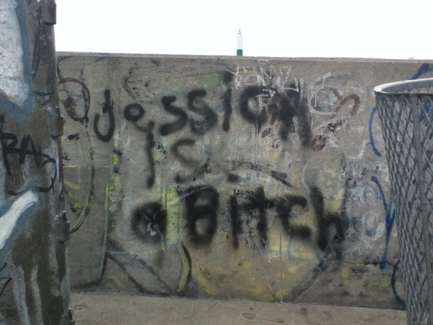 My girlfriend Jessica and I finally made it to the end of the pier Wasnt expecting this