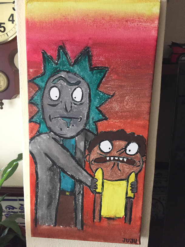 My girlfriend painted me this
