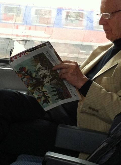 My girlfriend sent me a picture titled I wonder what he might be reading