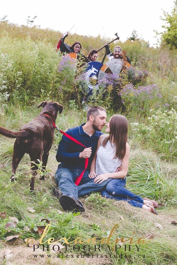 My girlfriends photo shoot got bombed by some larpers