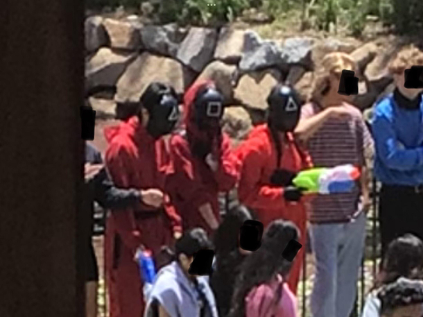 My graduating friends dressing as their future career jobs