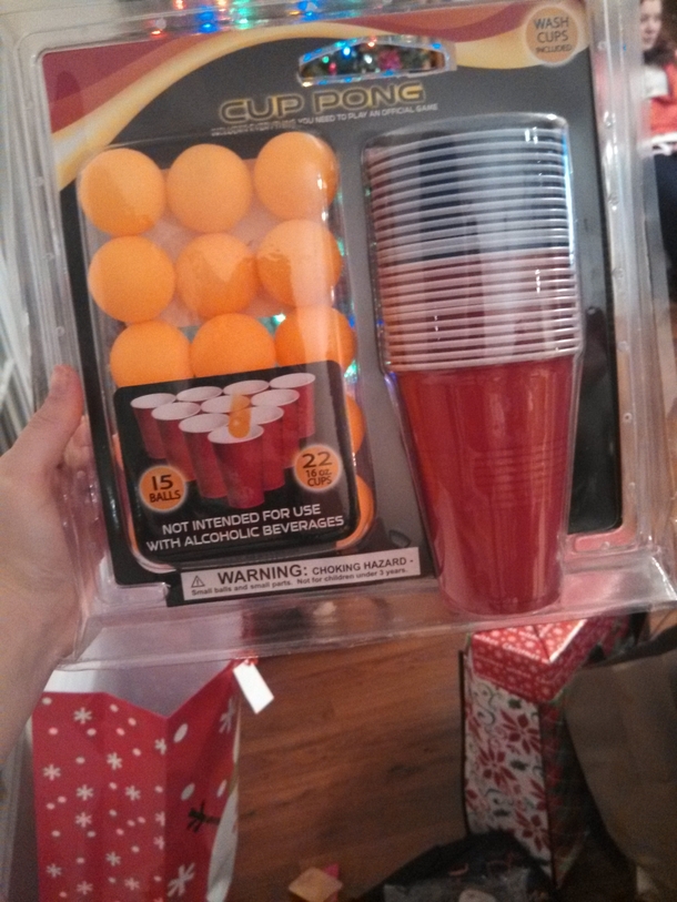 My Grandma got my -year-old brother a fun game for Christmas She had no idea