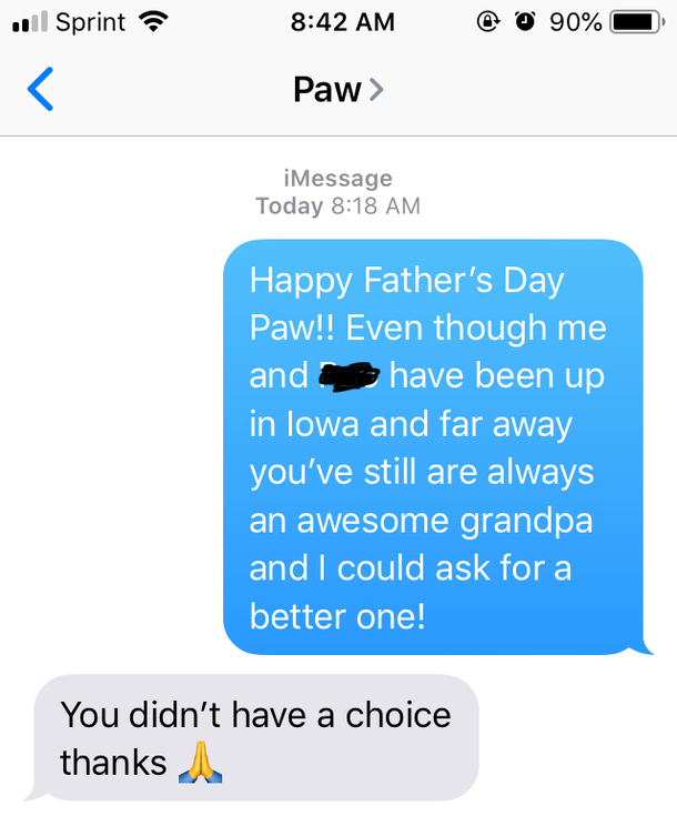 My grandpa everyone Happy Fathers day you fathers