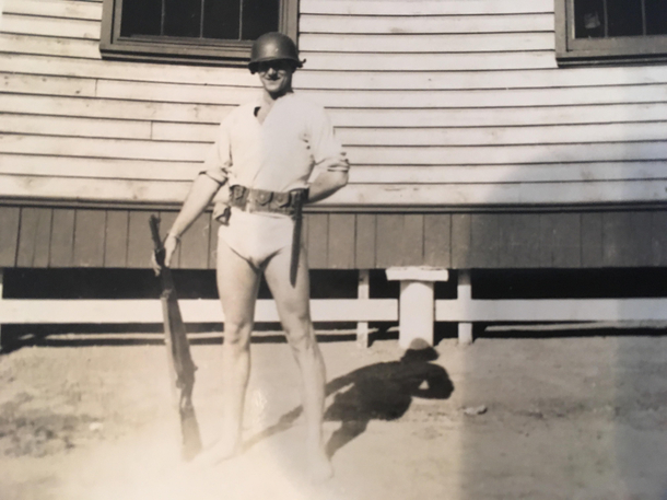 My Grandpa in the Army probably 