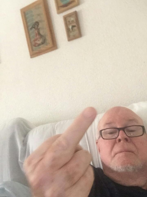 My grandpa sends me this every time Im on my phone next to him