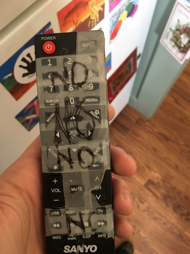My grandparents TV remote