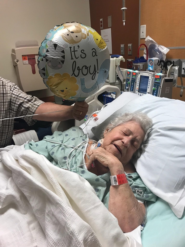 My granny has been very sick for the past few months and had to have emergency surgery this morning Shes awake now and says she feels better than ever and my uncle has the best sense of humor