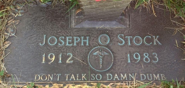 My great grandfathers headstone I have never met him but I wish I had