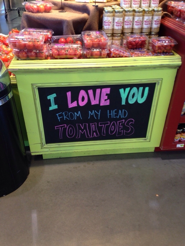 My grocery store thinks they are punny