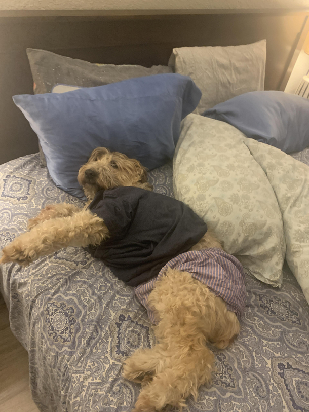My husband always does this whenever Im having a bad day