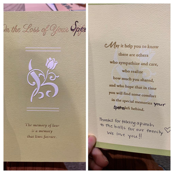 My husband just got his vasectomy