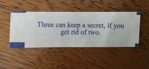 My husbands fortune is surprisingly dark
