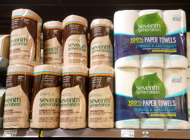 My idiot brain Oh they sell whole wheat paper towels now
