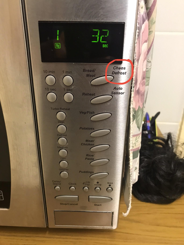 My in laws microwave has a setting Im not brave enough to try in 