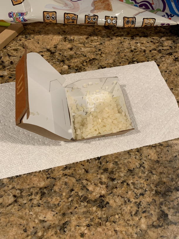 My kid got a box of onions instead of nuggets in his happy meal