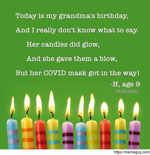 My kid just learned about Limericks and came up with this little diddy ha