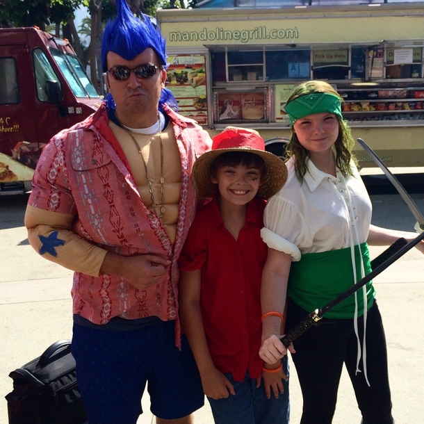 My kids cajoled me into taking them to Anime Expo  - then they talked me into cosplay with them 