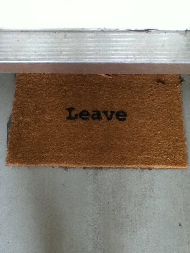 My kind of doormat