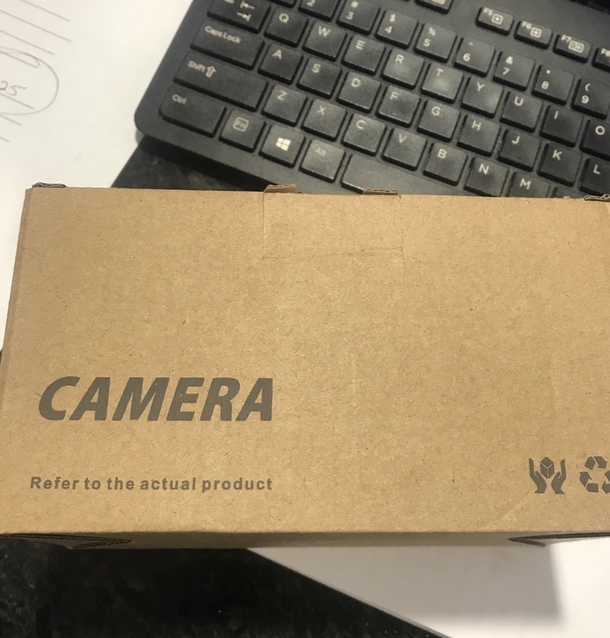 My knock off camera has a lazy attempt at a description