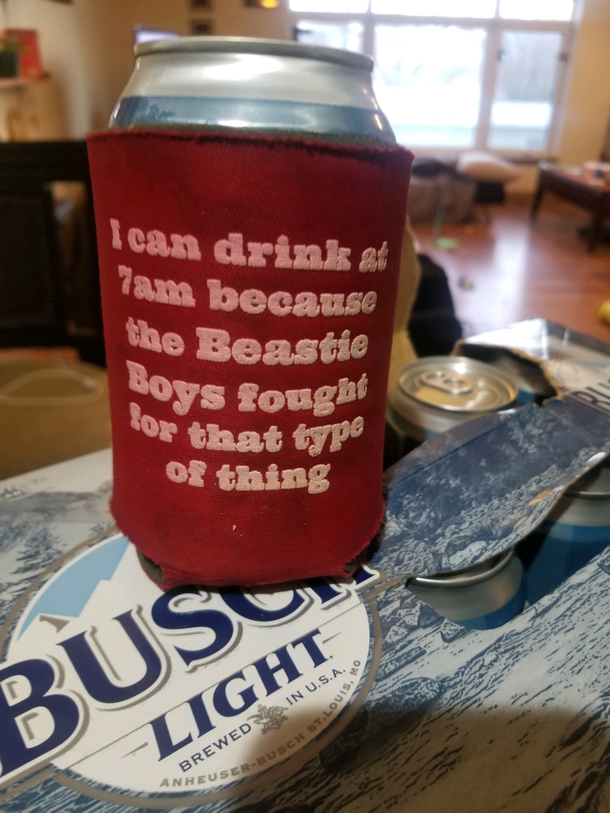 My koozie is the best koozie