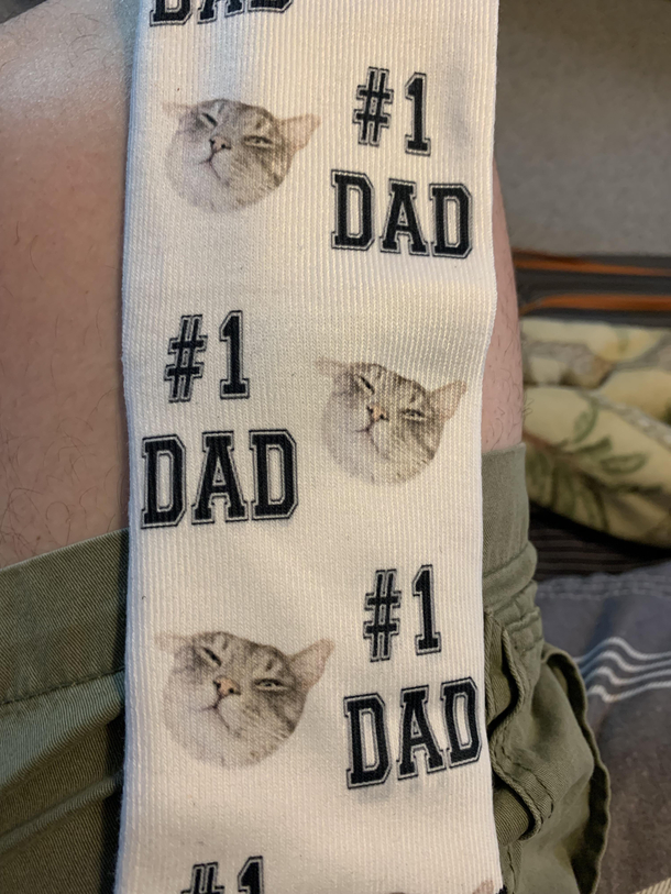 My late Fathers Day gift arrived Coolest socks ever