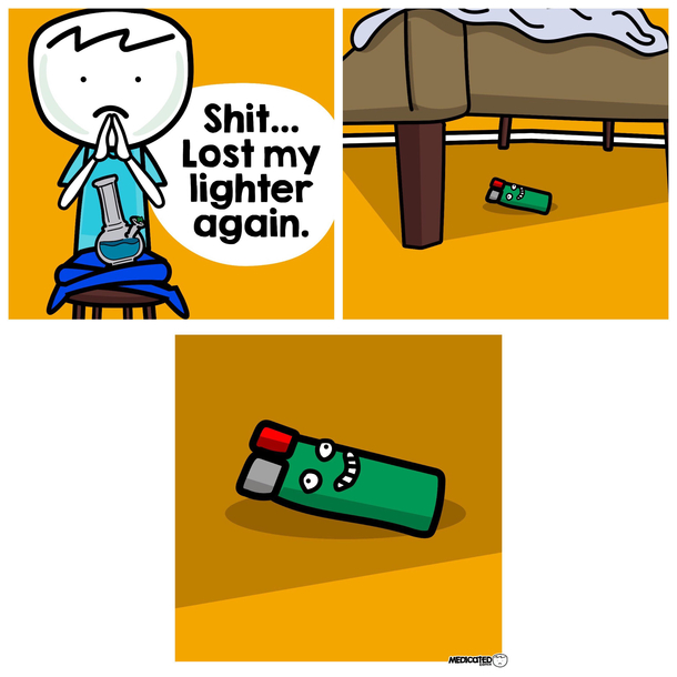 My lighters face  of time 