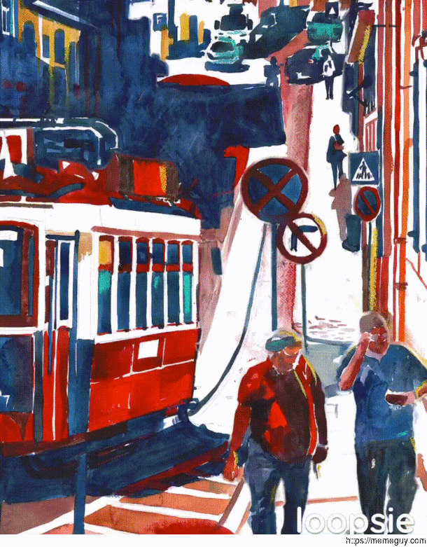 my Lisbon watercolor in D