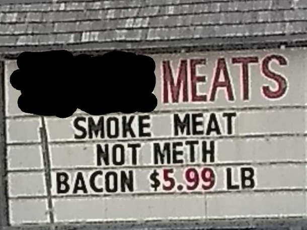 My local butcher knows the area well