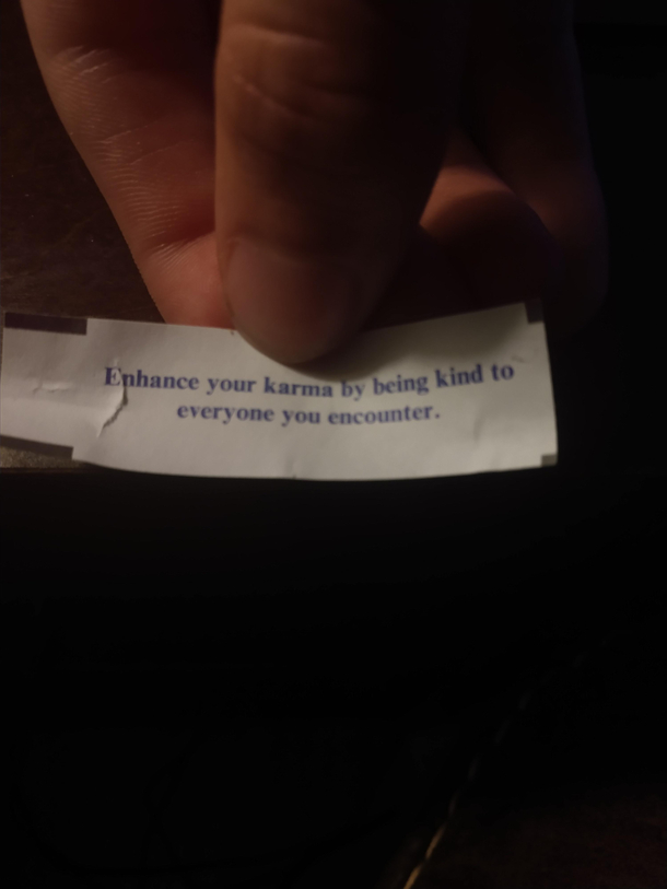 My local Chinese restaurant has given me advice for my Reddit account
