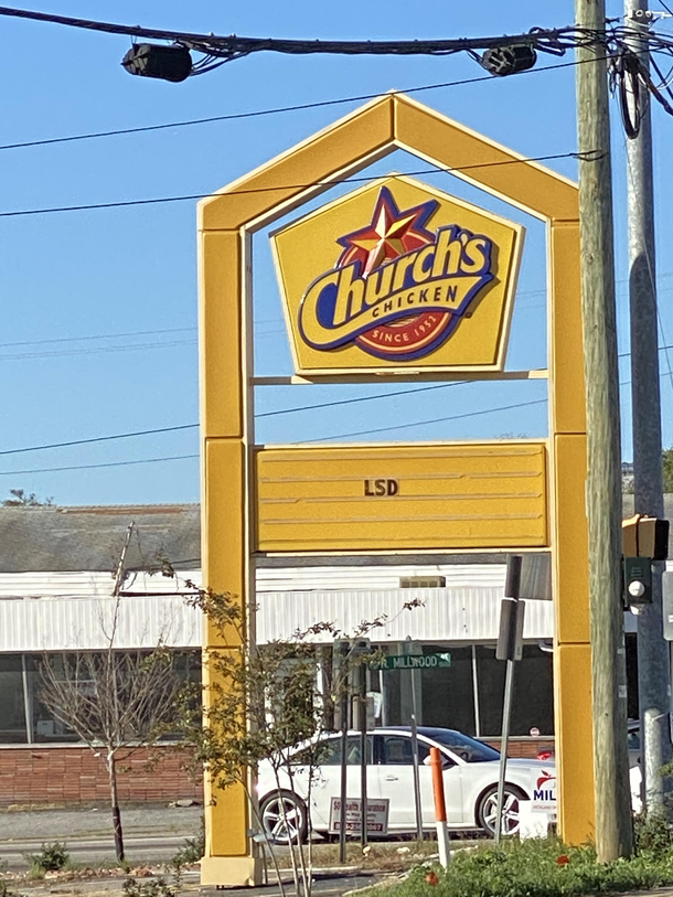 My local Churchs Chicken is expanding their product line it seems